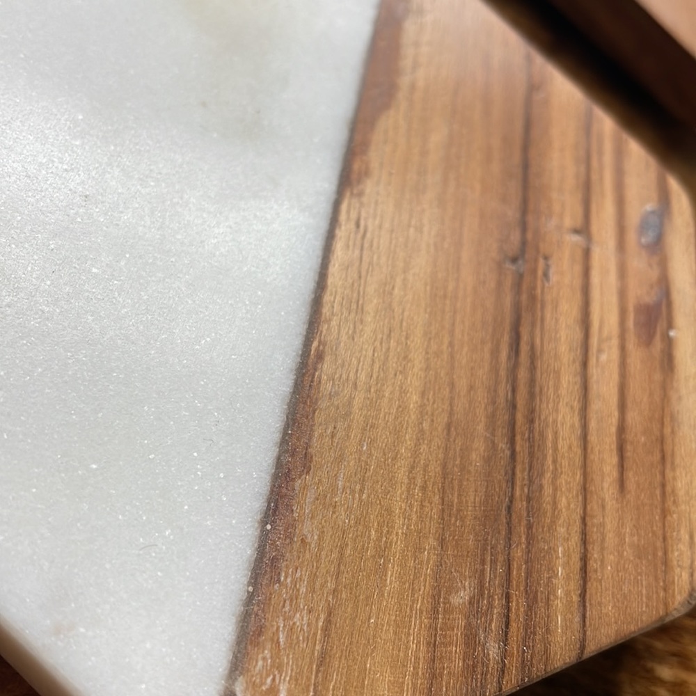 Marble wood coasters - Picture 2 of 3